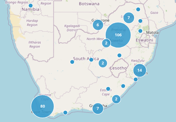 LawPracticeZA users in Southern Africa